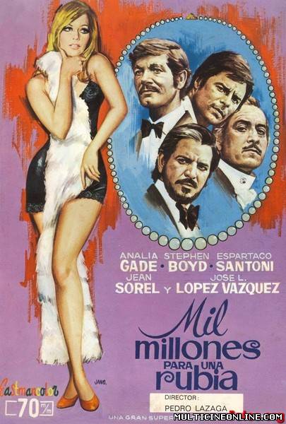 Ver Mil millones para una rubia (1972) Online Gratis