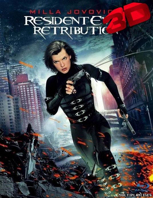 Ver Resident Evil 5: La venganza (2012) 3D-SBS Resident Evil: Retribution (Resident Evil 5) Online Gratis