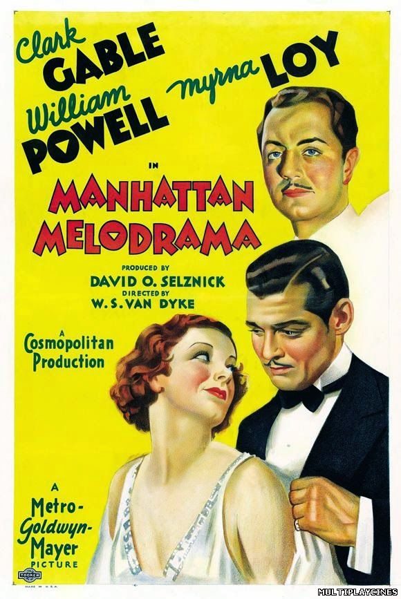 Ver El enemigo público número uno / Manhattan Melodrama (1934) Online Gratis