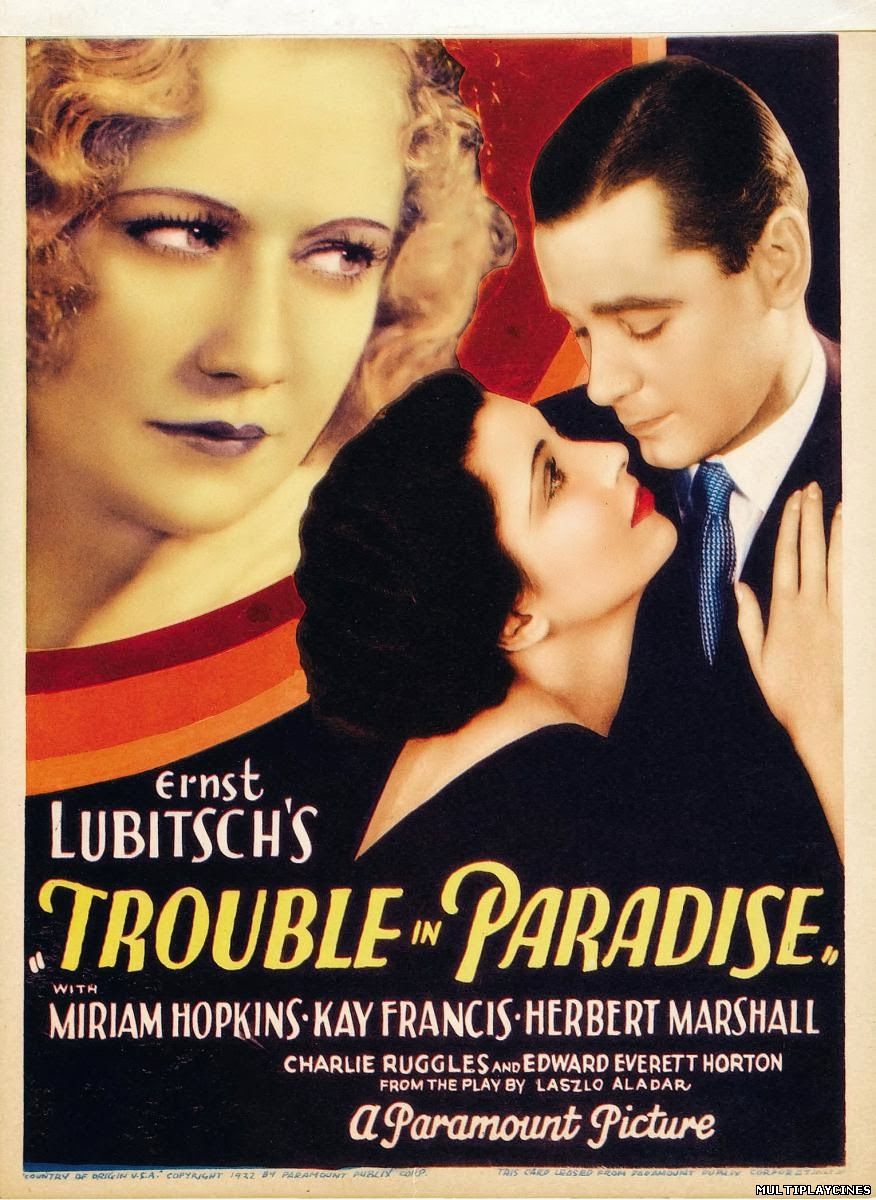 Ver Un ladrón en la alcoba / Trouble in Paradise (1932) Online Gratis