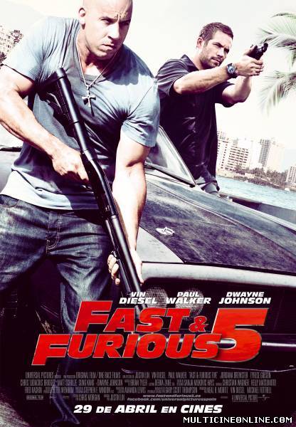 Ver Rapido y Furioso 5 / Fast and Furious 5 / A todo gas 5 (2011) Online Gratis