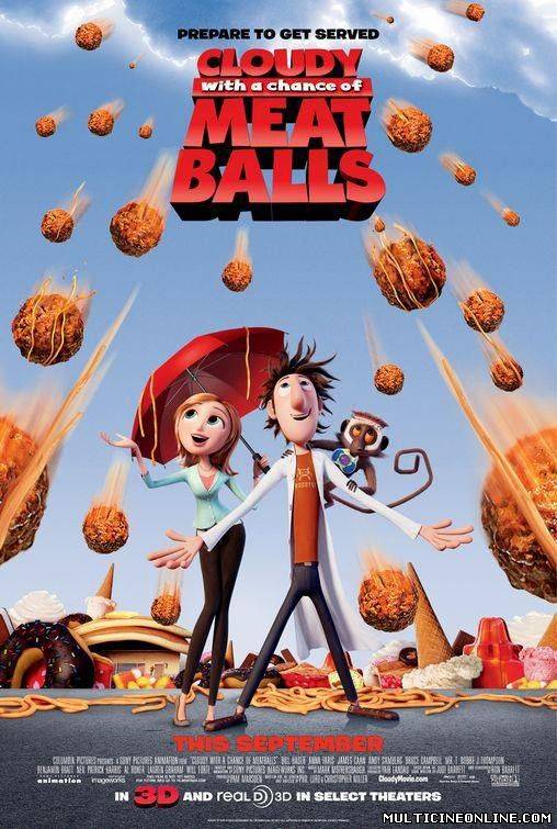 Ver Lluvia de albóndigas / Lluvia de Hamburguesas (Cloudy with a Chance of Meatballs) (2009) Online Gratis