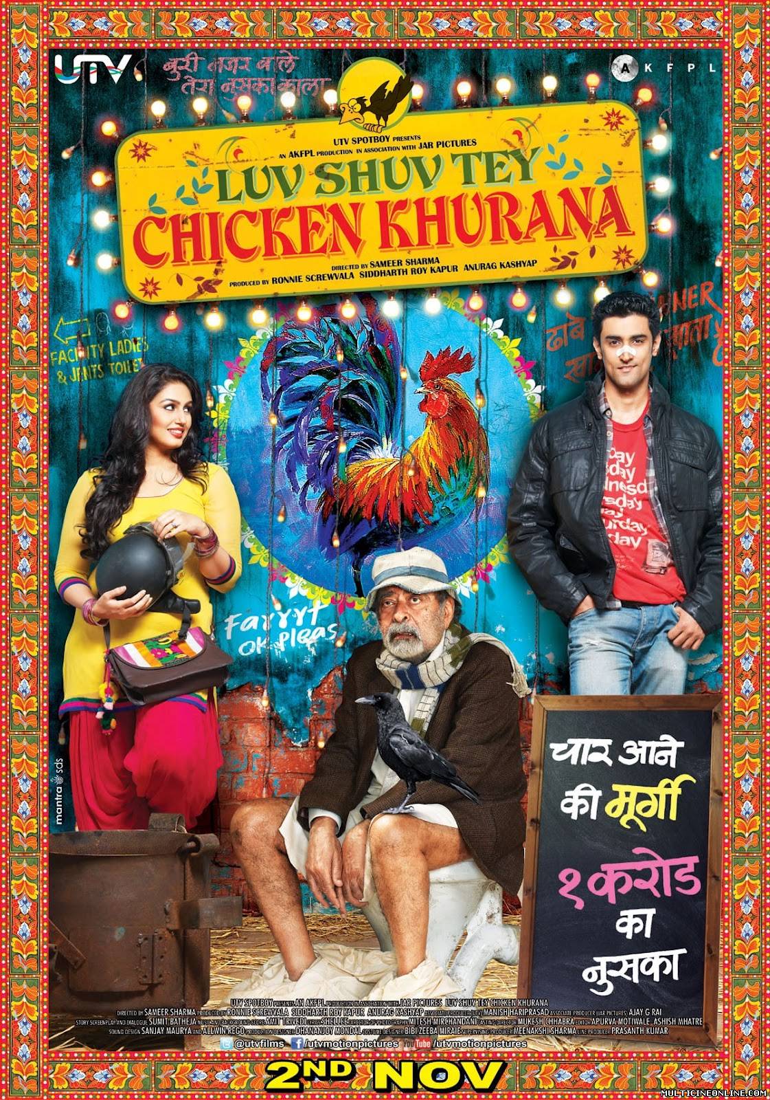 Ver Luv Shuv Tey Chicken Khurana (2012) Online Gratis