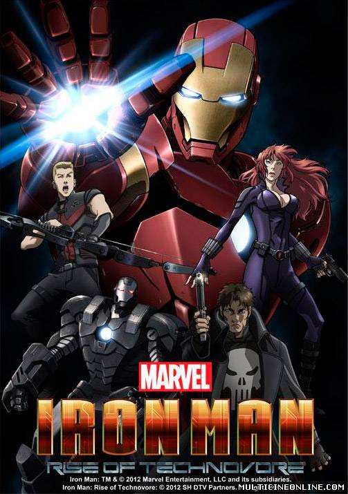 Ver Iron Man: La rebelión del technivoro (Iron Man: Rise of the Technovore / Ironman Anime Movie) (2012) Online Gratis